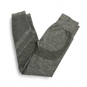PINK Victoria's Secret Heather Gray Seamless Leggings with Mesh